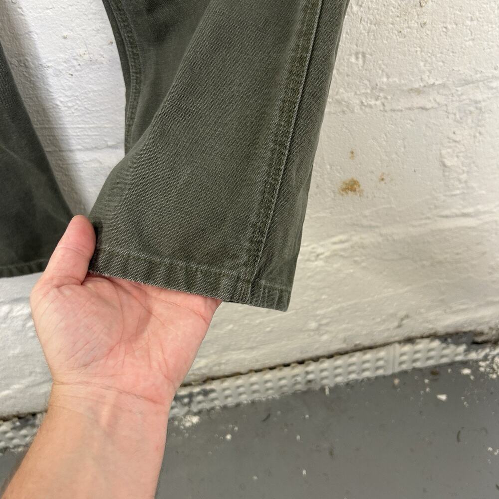 Carhartt Dungaree Fit Carpenter Pants “Moss Green” B11 MOS - Picture 6 of 7
